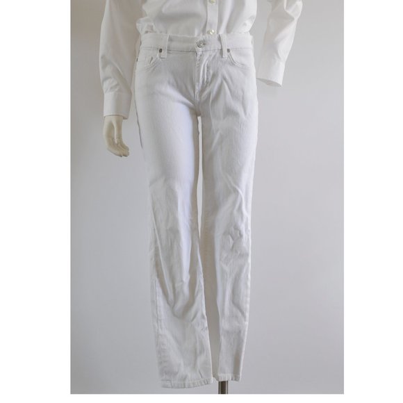 7 For All Mankind Low Rise Straight Leg - Picture 1 of 5